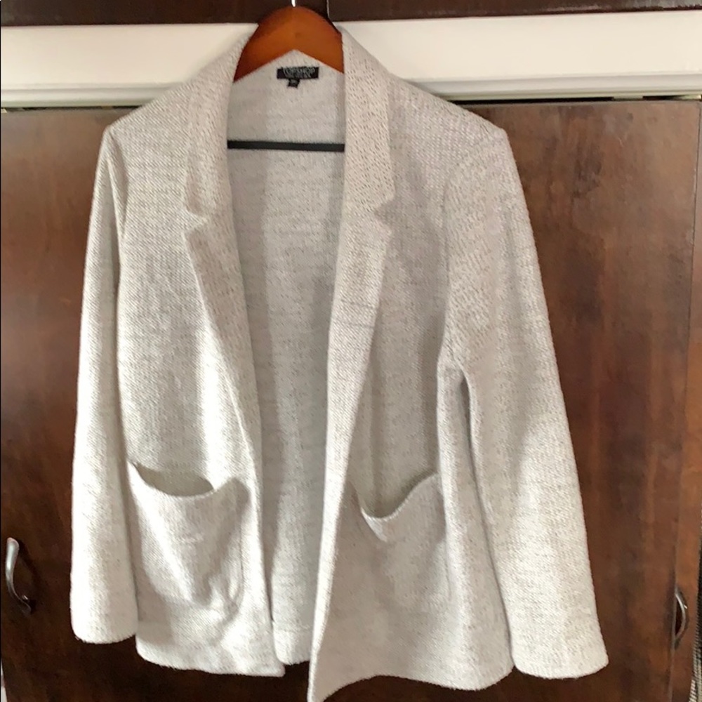 Top Shop knit boyfriend sweater  blazer